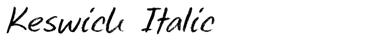 Keswick Italic